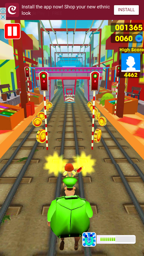 Subway Train : Run City截图4