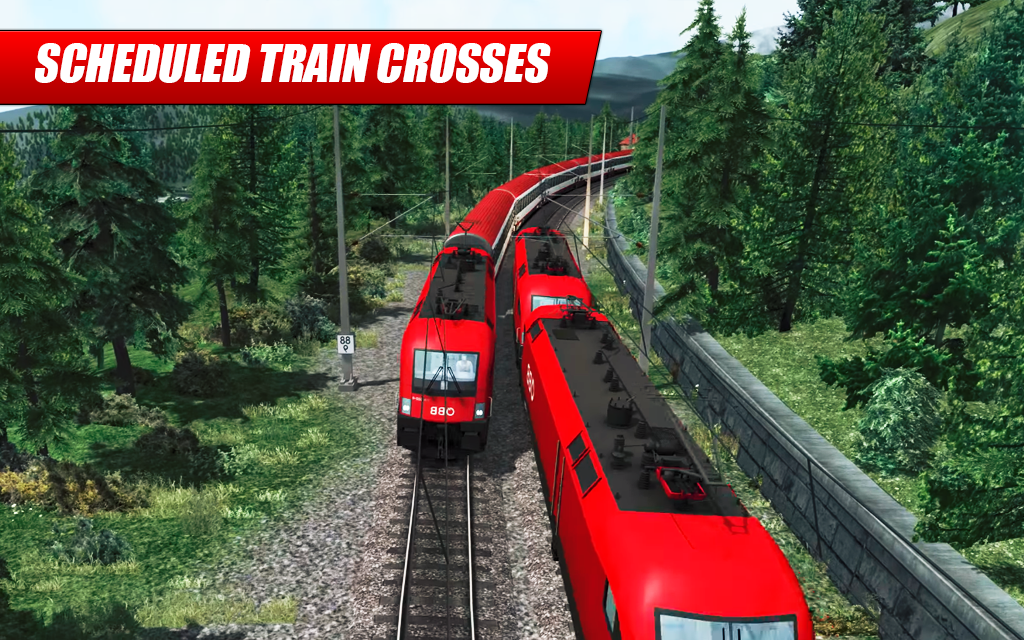 Impossible Euro : Train Simulator 2018 Driving 3D截图2