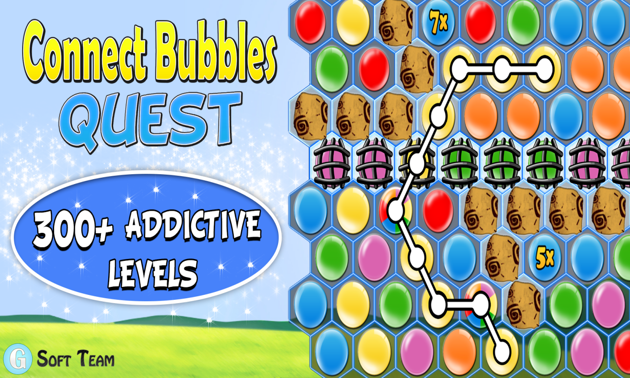 Connect Bubbles Quest截图3