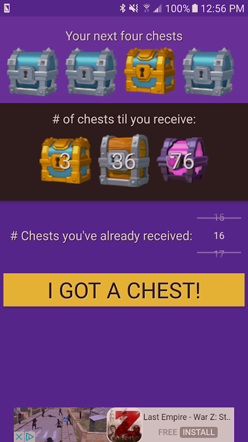 Clash Chest Tracker截图2