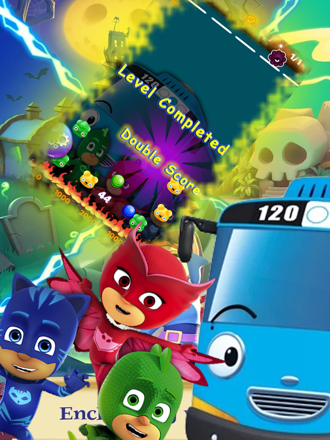 Pj Mask Hero Tayo Bus Bubble截图4