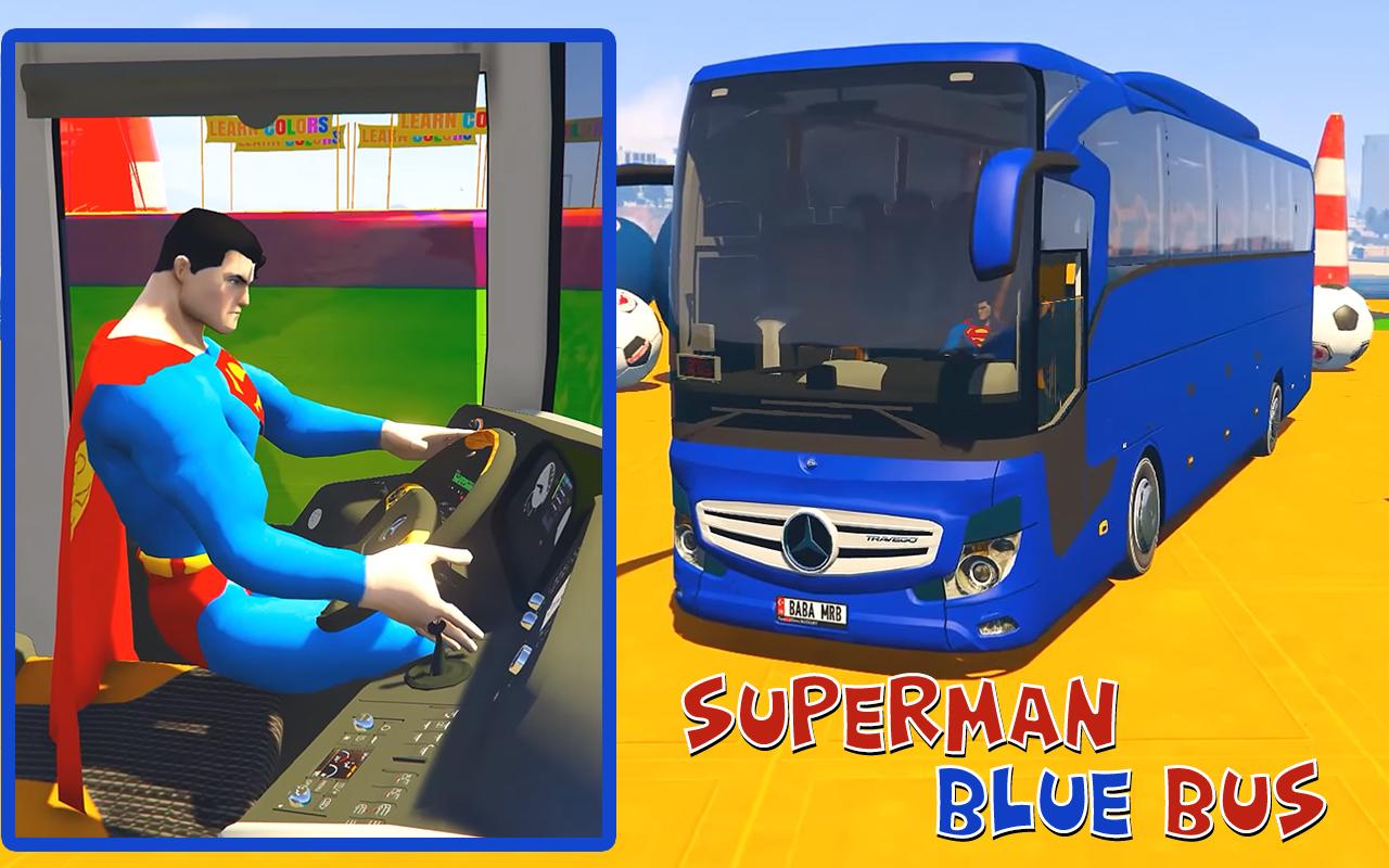 Superheroes Bus Racing Simulator截图5