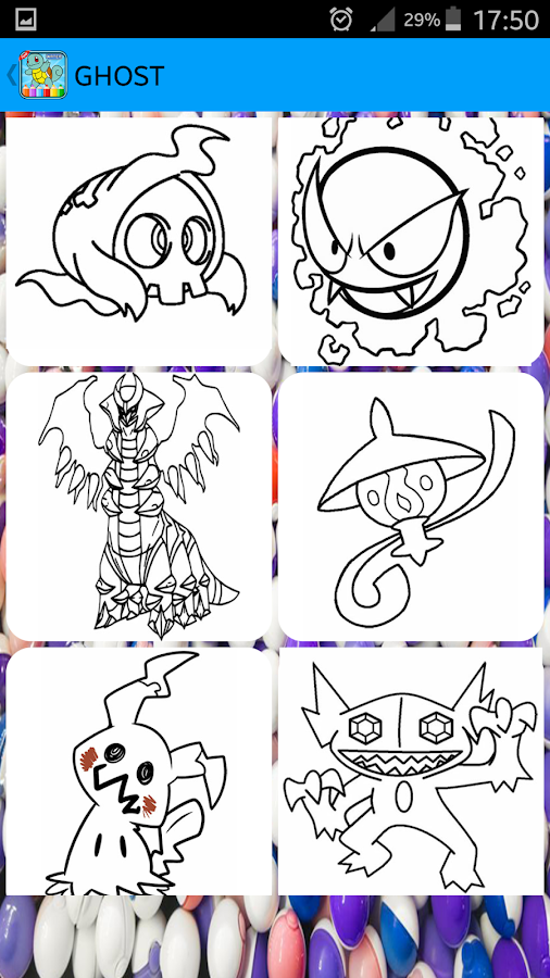 coloring pokemo types of pikachu fans截图5