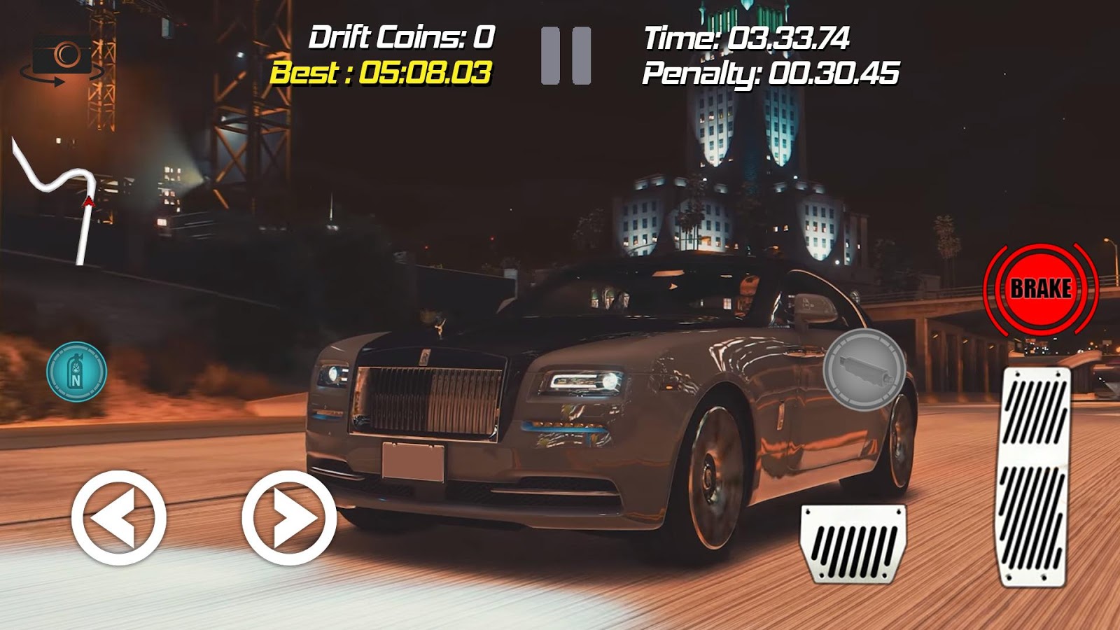 Drift Racing Rolls-Royce Wraith Simulator Game截图2