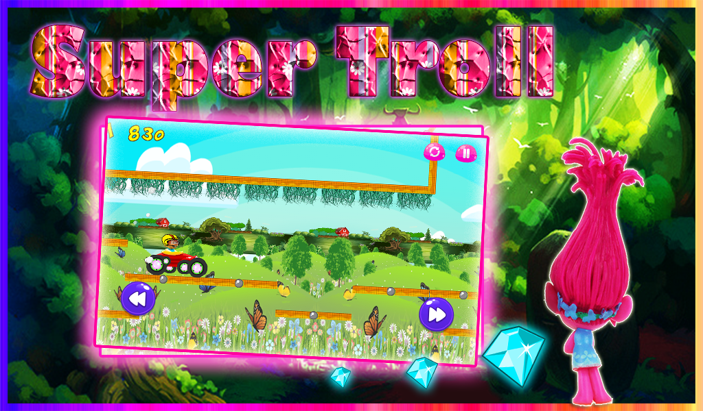 troll jungle racing holiday截图1