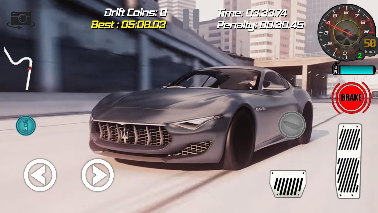 Drift Racing Maserati Simulator Game截图3