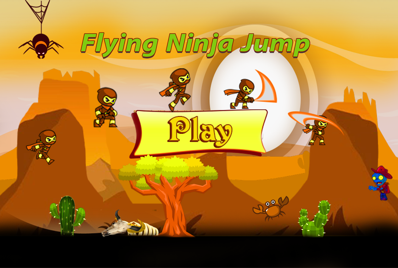 Flying Ninja Jump截图5