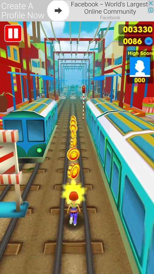 Subway Train : Run City截图3