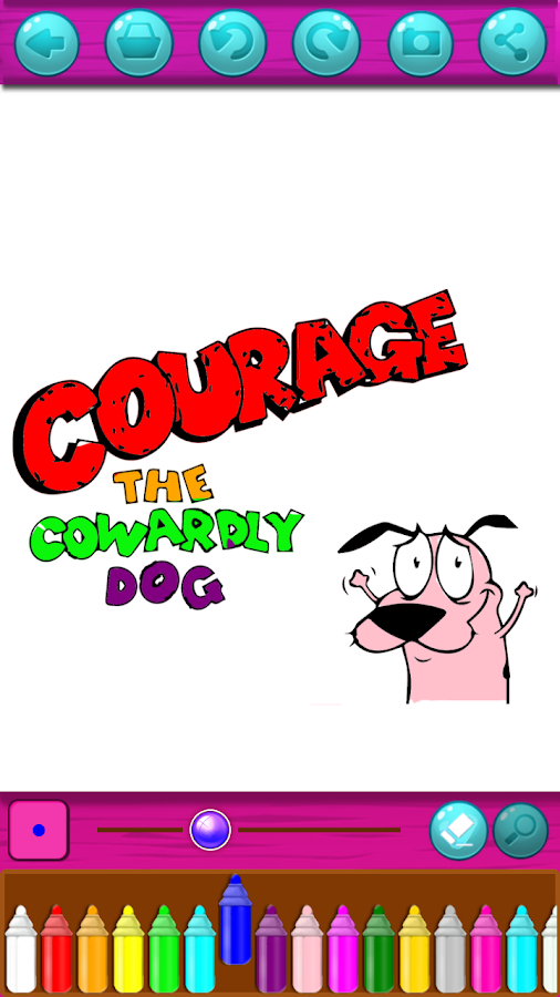 cowardly Dog Drawing截图2