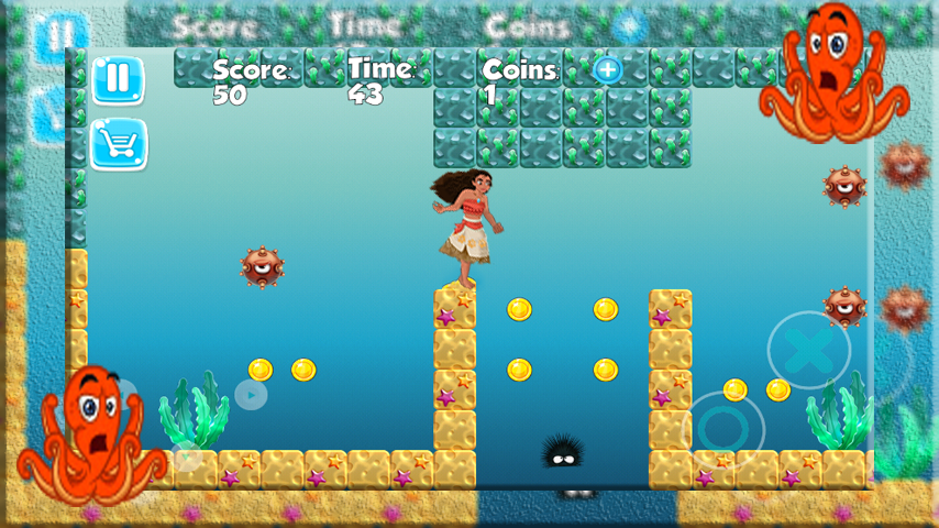 Princess Moana Adventure run world截图5