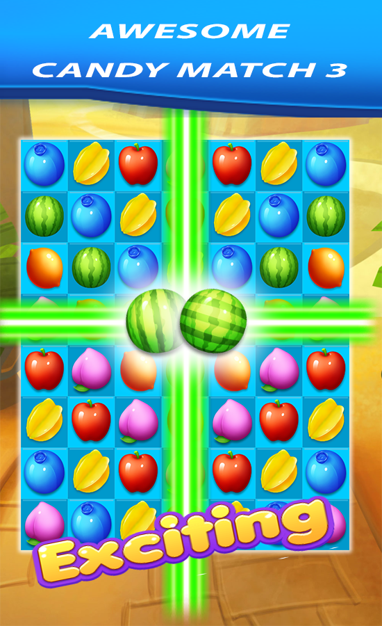 Crop Fruit Pop Match 3截图4