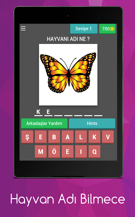 Hayvan Adı Bilmece截图2