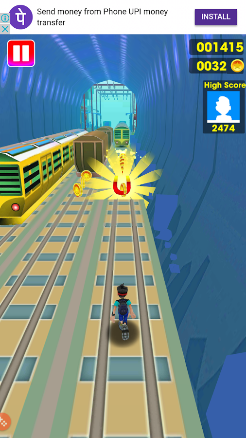 Train Surf : Fast Run 2018截图5