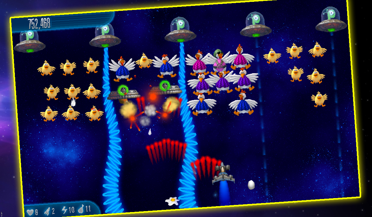 Space Fighting - Chicken Invaders Mobile截图2