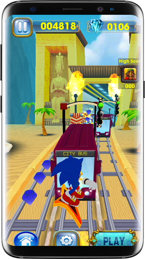 Subway Sonic Run Adventures Jungle Temple Run 3D截图2