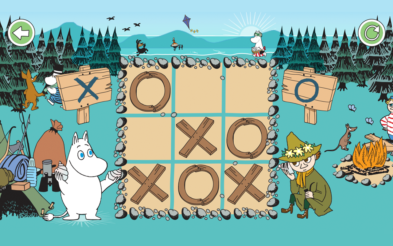 Moomin Tic Tac Toe for Kids截图2