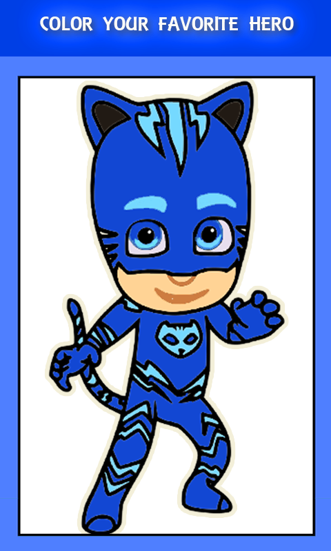 PJ Masks Coloring book - Coloring PJ Masks截图4