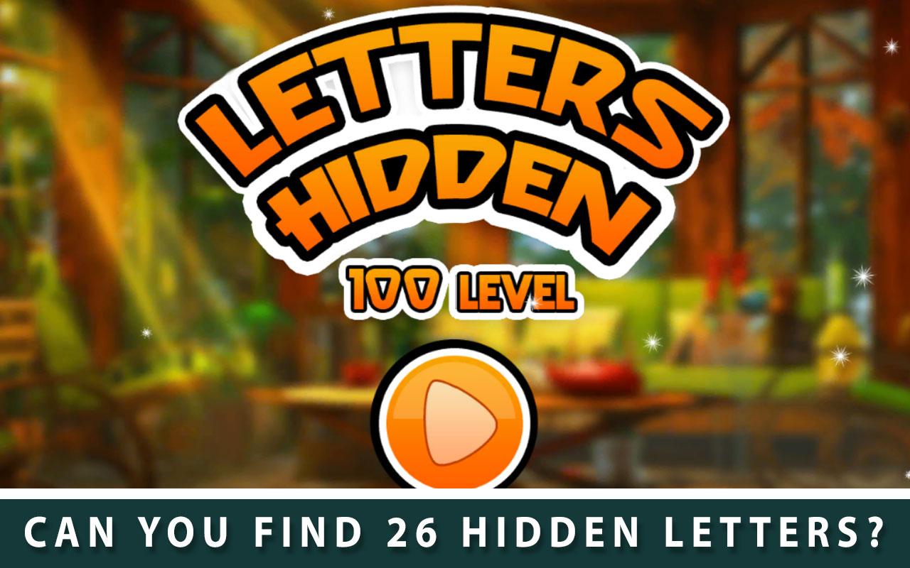 Hidden Letters 100 Level : Hidden Objects Game截图3