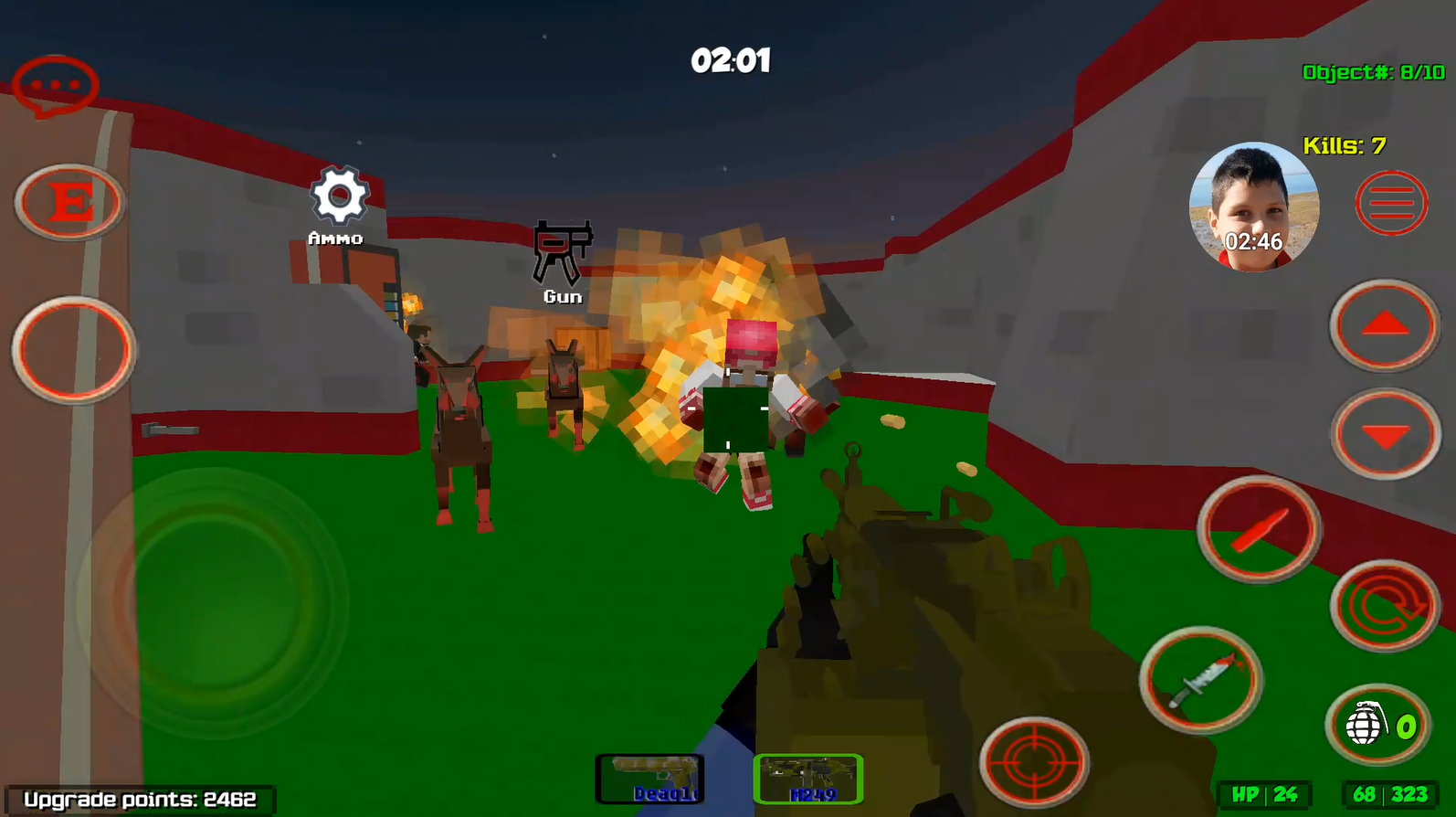 Combat Pixel SWAT & Zombies Offline截图1