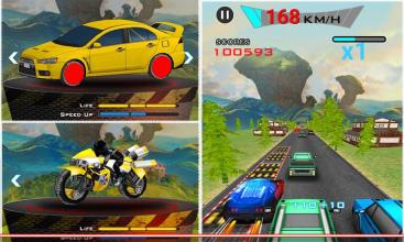 Moto & Car Racing 3D截图1