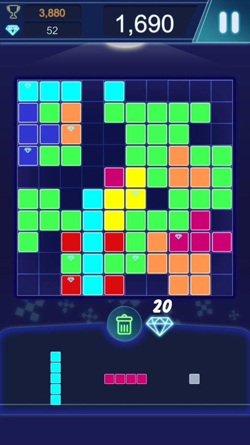 Block Puzzle Classic Glow截图4