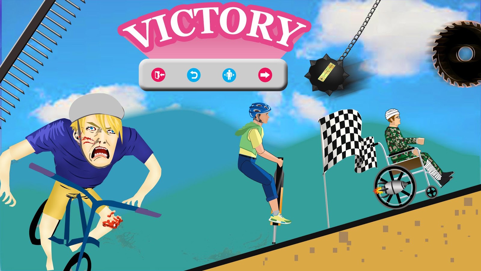 Happy Wheels #2截图1