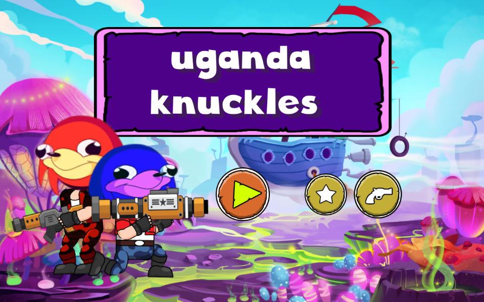 ugandan knuckles dush vs super survival hero meme截图3