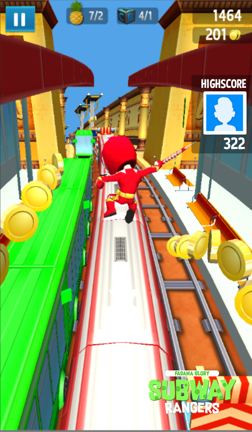 Subway Rangers Ninja Steel截图3