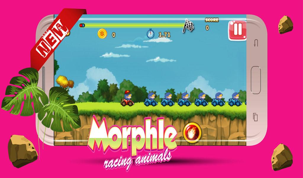 Morphle And Animals Racing For Kids截图2