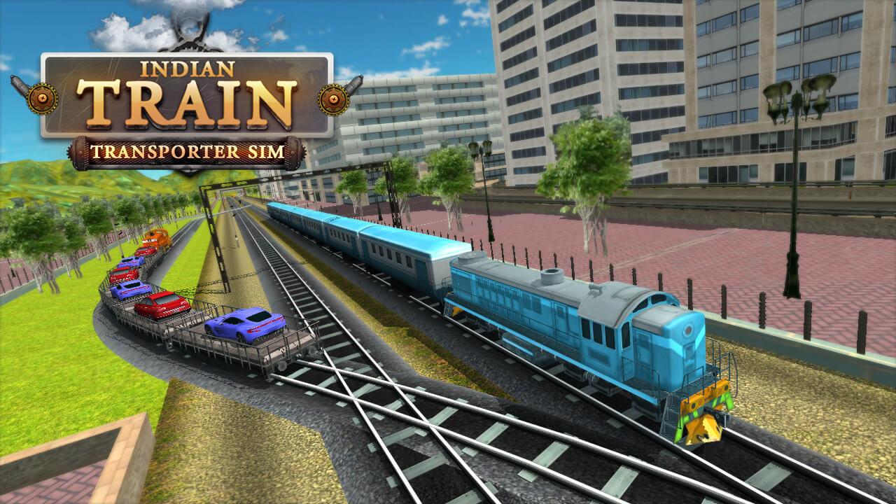 Indian Train Transporter Sim截图4