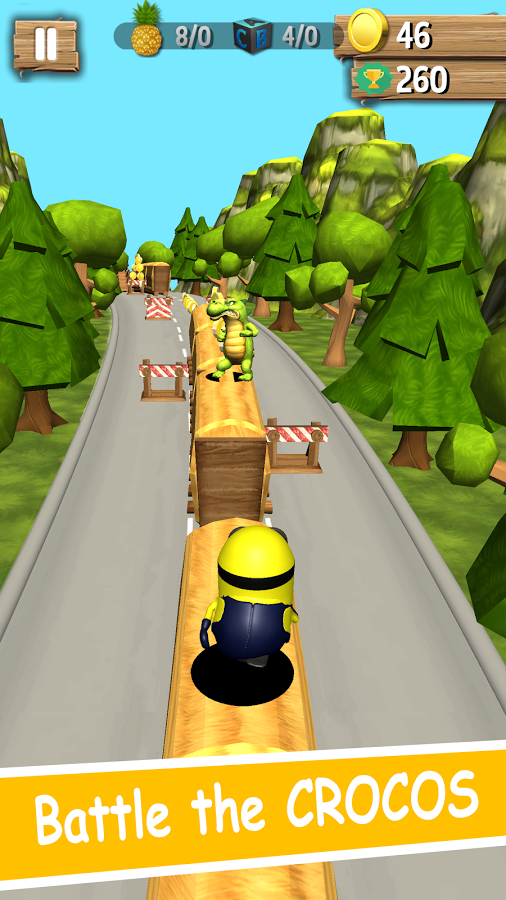 Banana minion game : 3D jungle subway rush截图3