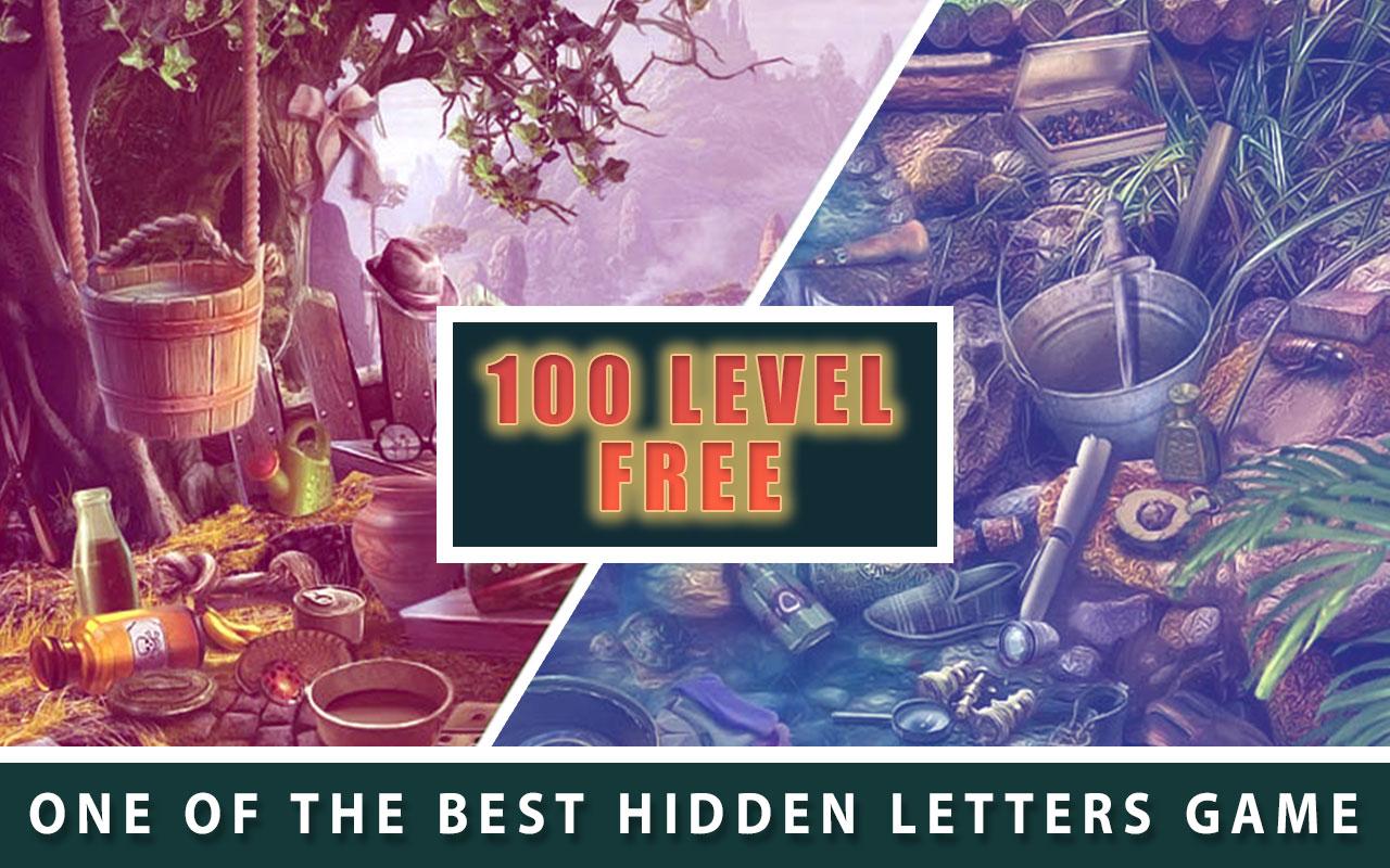 Hidden Letters 100 Level : Hidden Objects Game截图5