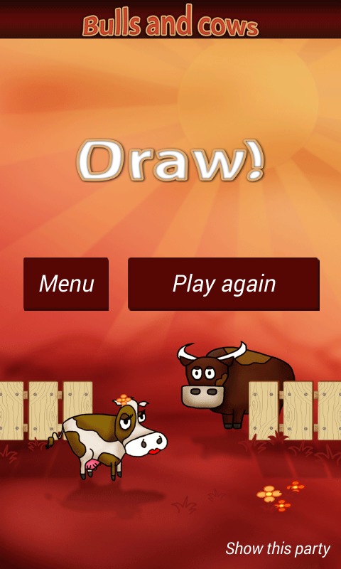 Bulls and Cows (Mastermind)截图4