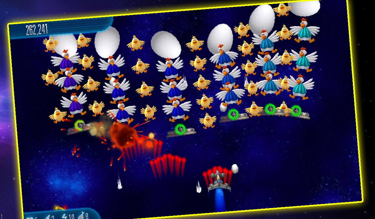 Space Fighting - Chicken Invaders Mobile截图1