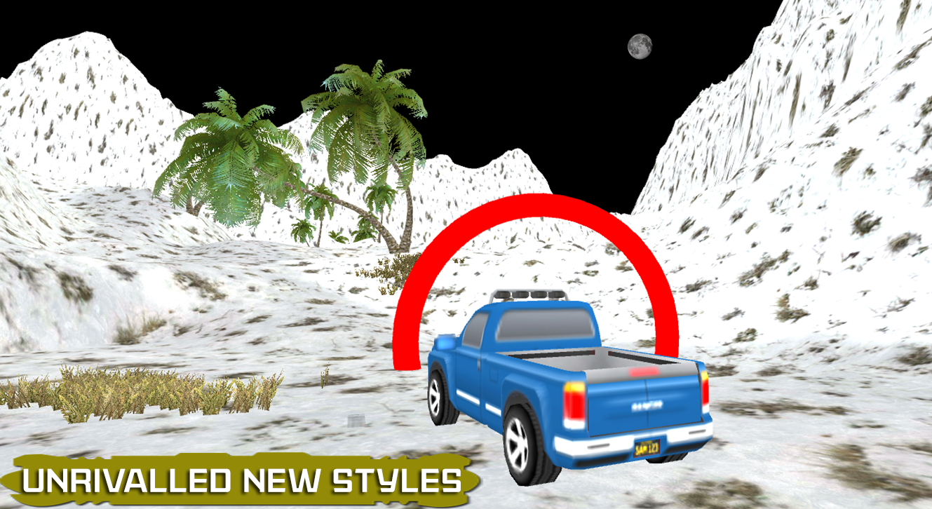 Offroad Snow Jeep Driving 4x4 Mountain Drive截图2