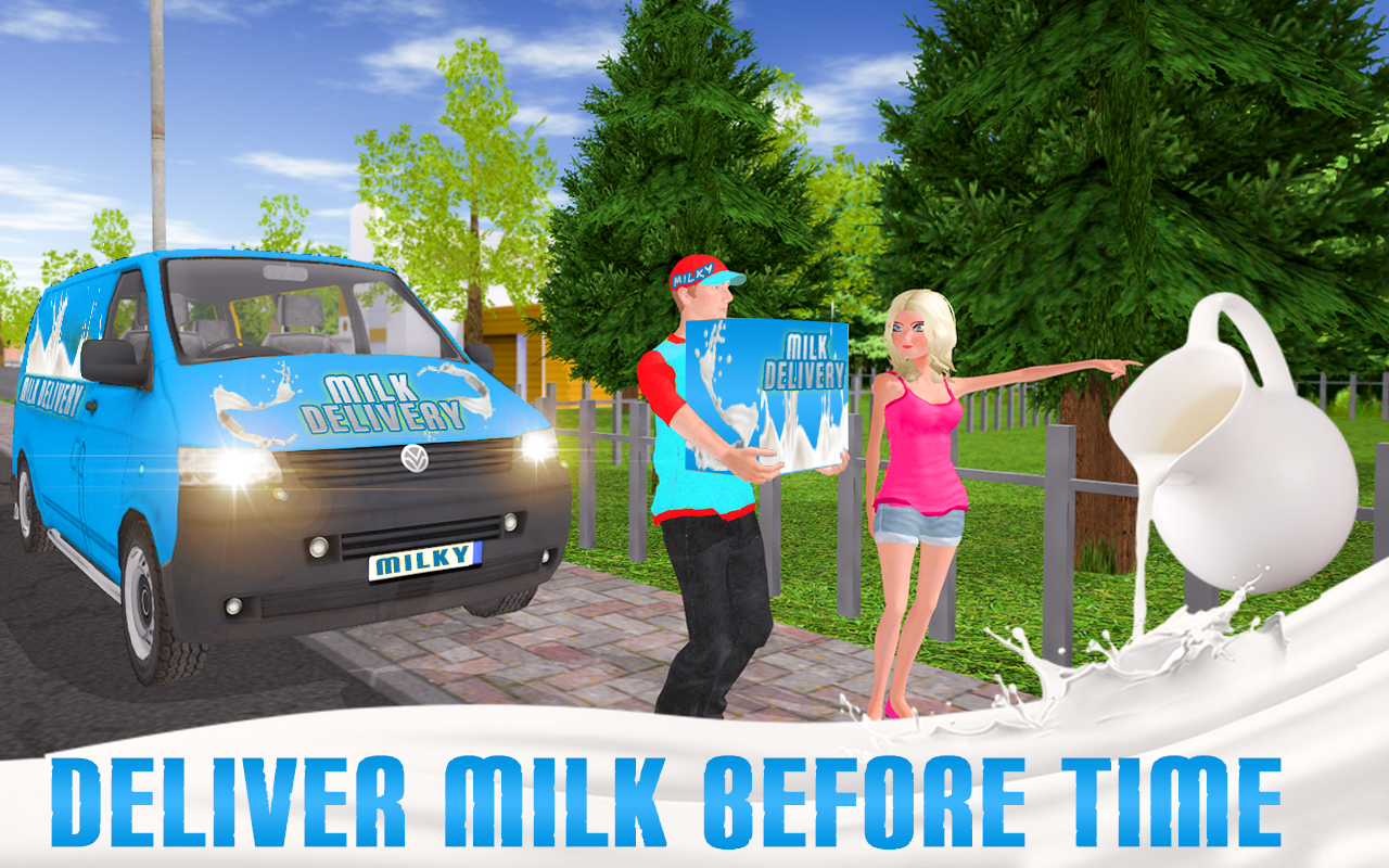 牛奶 面包车截图4