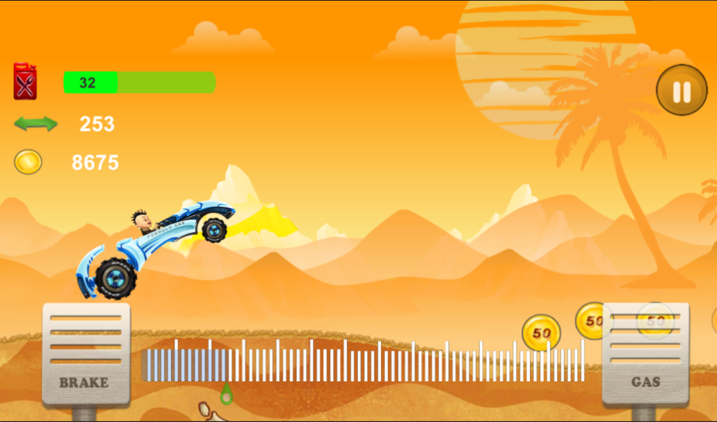 Upin Supercar Hill Climb截图3