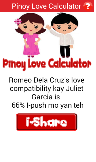 Pinoy Love Calculator截图4