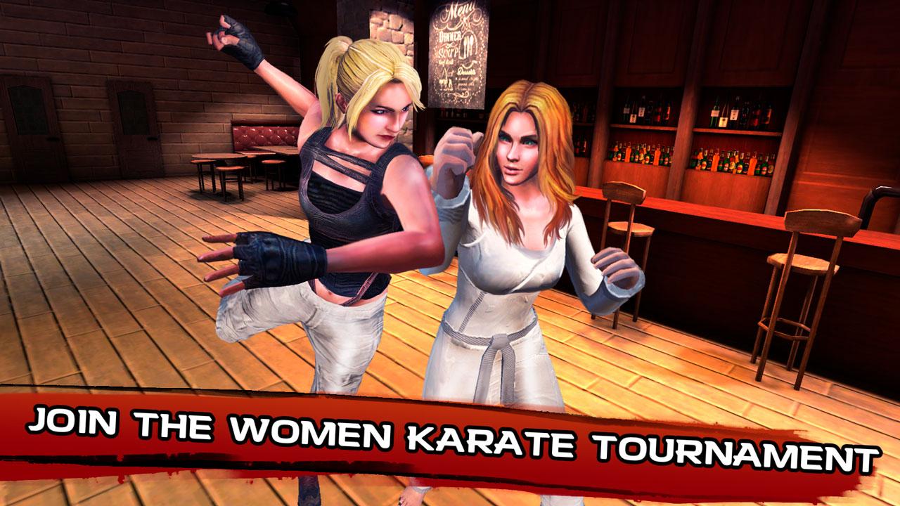 Fighting Girls Karate Battle Arena 3D截图4