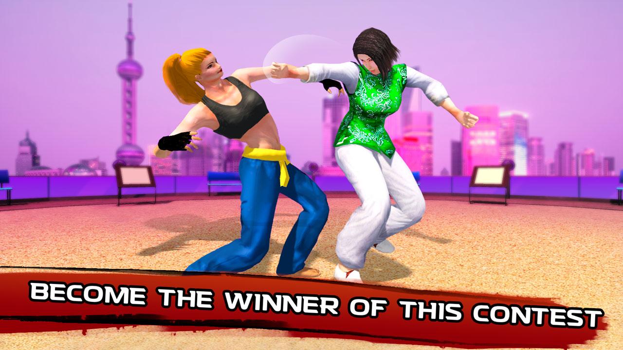 Fighting Girls Karate Battle Arena 3D截图1