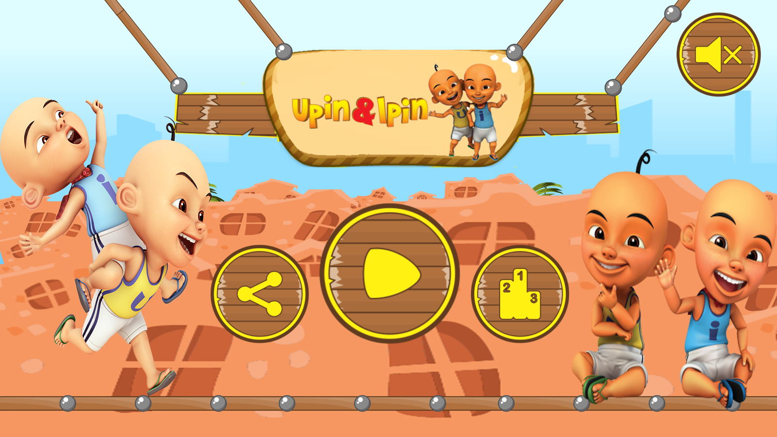 Upin Ipin :racing games截图4