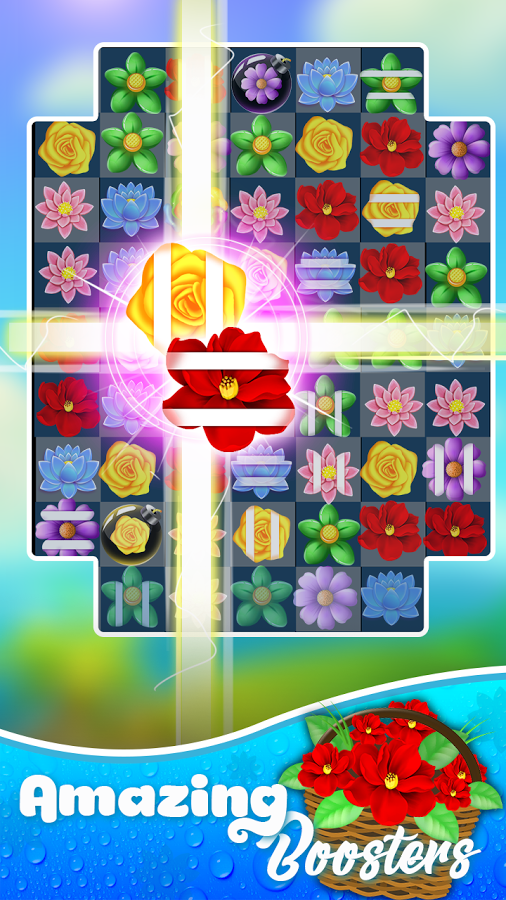 Blossom Splash Candy - Match 3 Game截图1