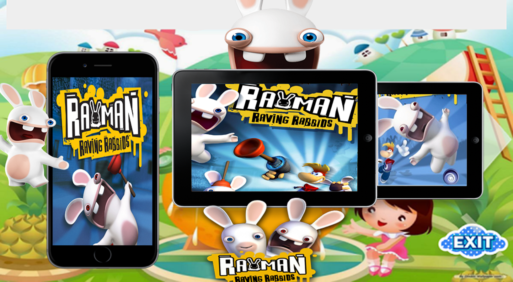 Raving rabbids game截图2