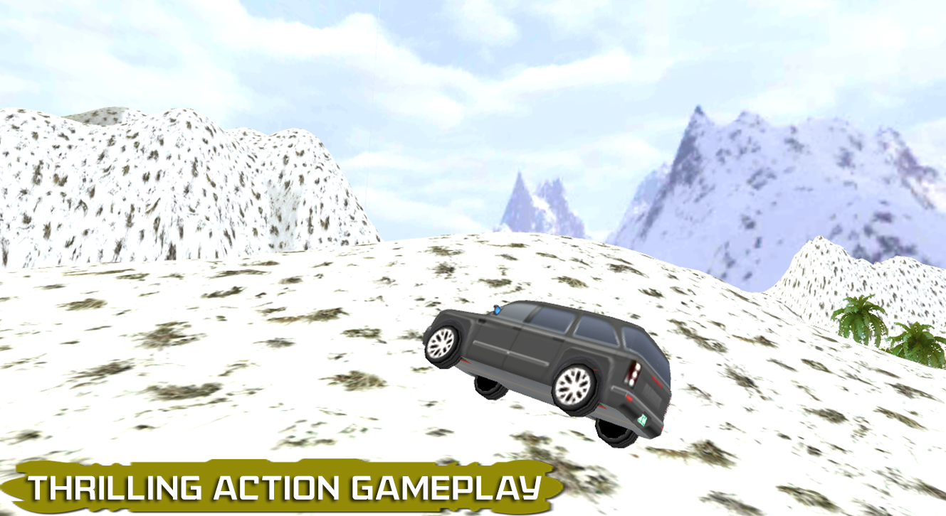 Offroad Snow Jeep Driving 4x4 Mountain Drive截图4