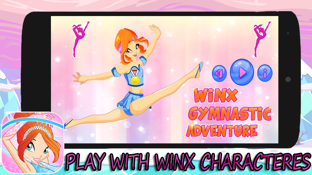 Gymnastic Bloom Winx Run截图4