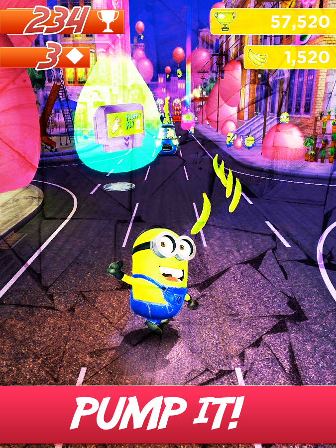 Super Minion Banana Adventure rush:subway surfing截图2