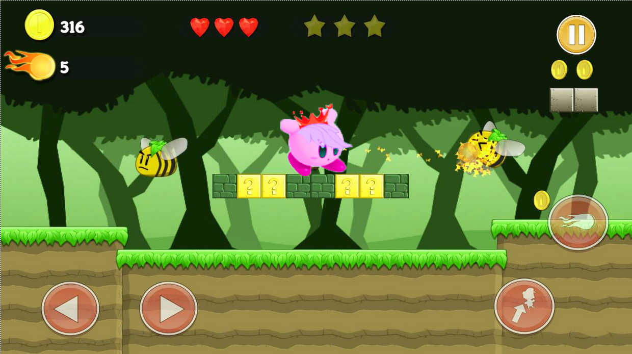 Kirby Hero Adventure: Kirdye Battle Royale game截图1