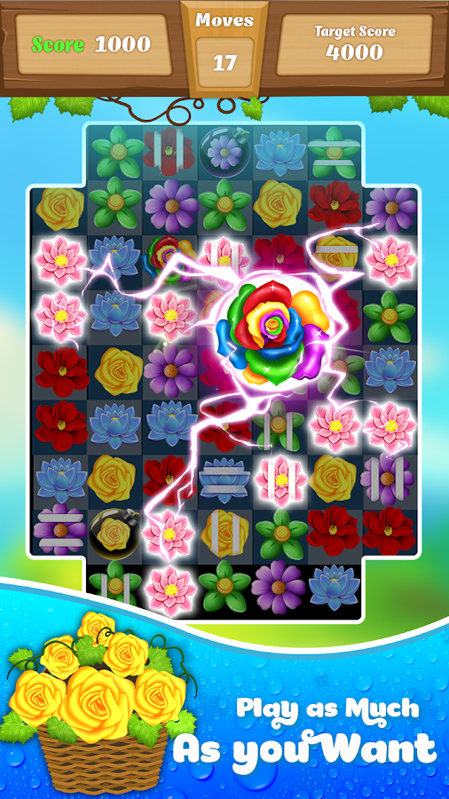 Blossom Splash Candy - Match 3 Game截图3