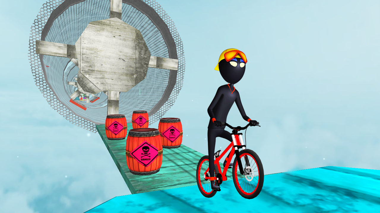 Stickman BMX Stunts截图3