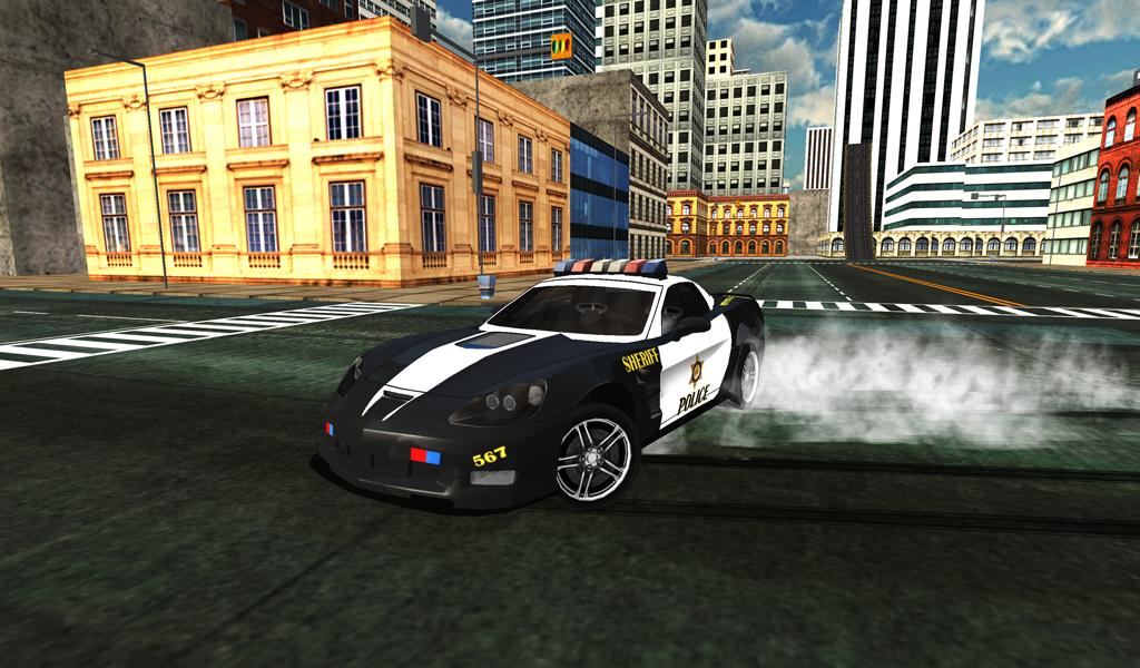 Police Car Drift Driving Simulator截图2